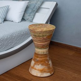 Contemporary Accent Table in onyx