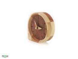 Holzuhr, Holztischuhr, Tischuhr, moderne Uhr, Holzuhr, Miniuhr