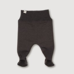 Uld Fleece Footed Bukser - Storm