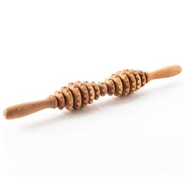 Oval træcellulitemassagerulle lymfedrænagemassageapparat Maderoterapi