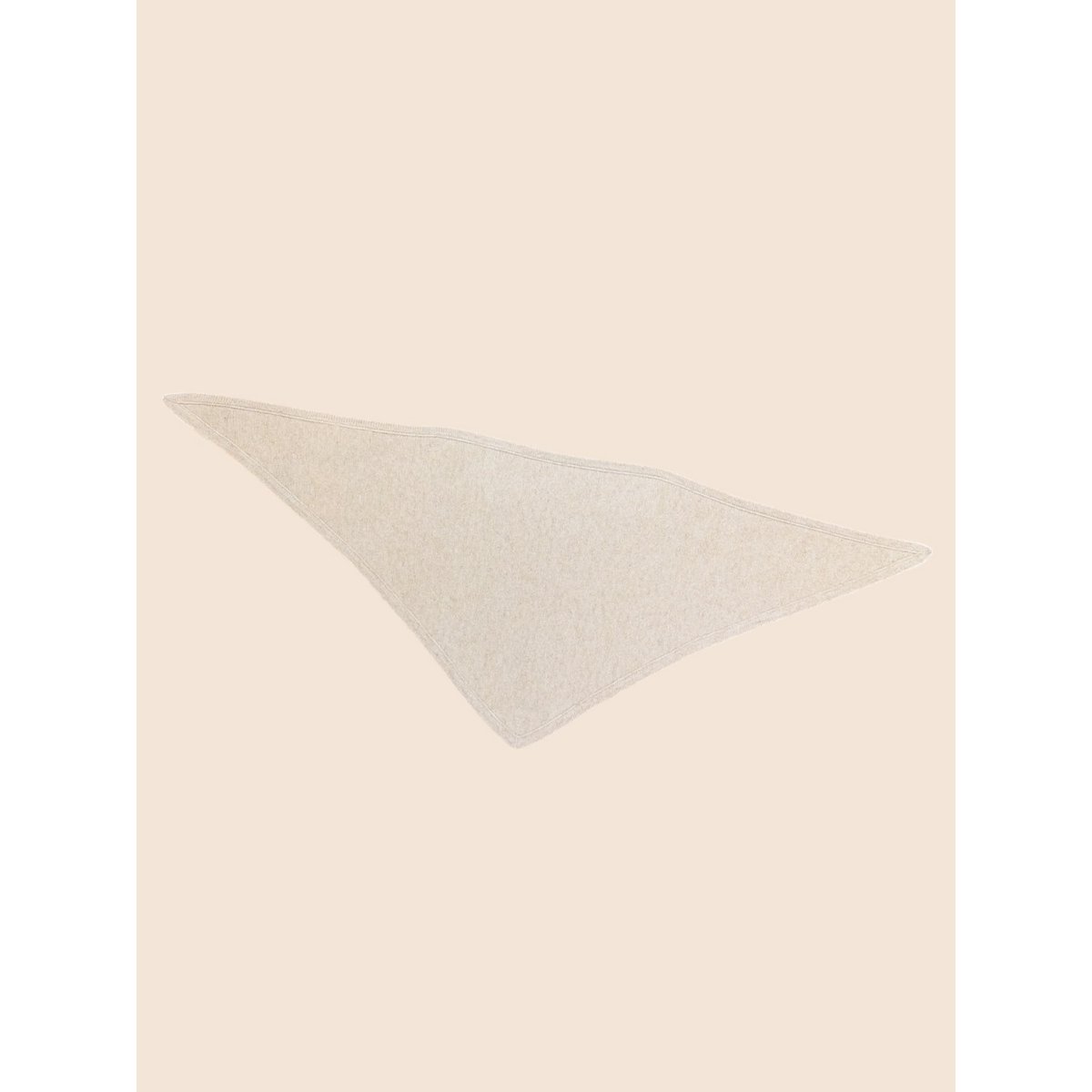 Foulard triangle uni 100% laine mérinos