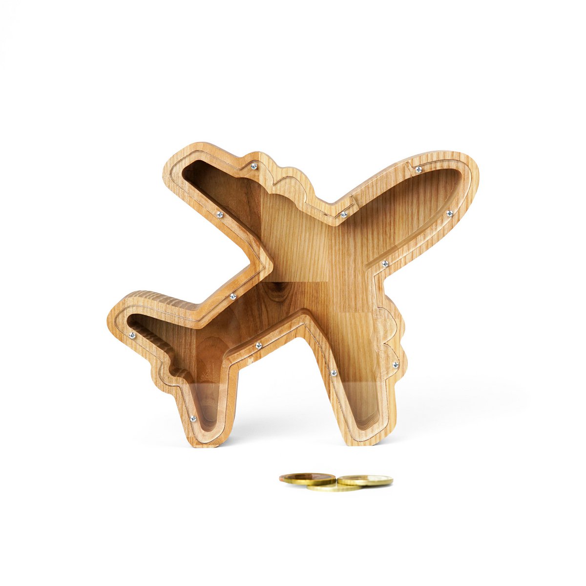 Wooden Piggy Bank Plane