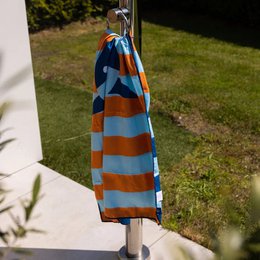 Beach Towel Microfiber - Multicolor - Tropic Shark - 135 x 65 cm