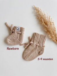 Merino Wol Slffen Neugeborene - Sand