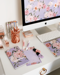 Lista delle cose da fare in lussuoso floreale lilla