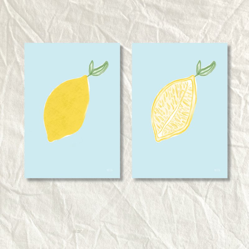 Conjunto de tarjetas | Fresco y afrutado