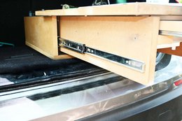 2 x 100 cm kogelgelagerde ladegeleider - zware belasting 70 kg