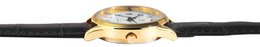 Reloj de mujer Q&Q, Ø 30 mm, símil piel, negro/oro