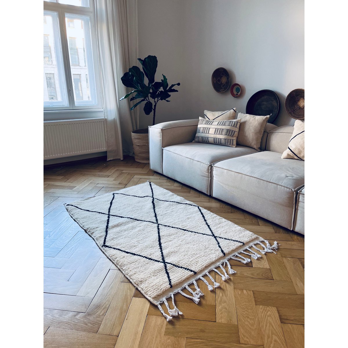 BERBER CARPET "MAHIMA" - 1.00 x 1.50m