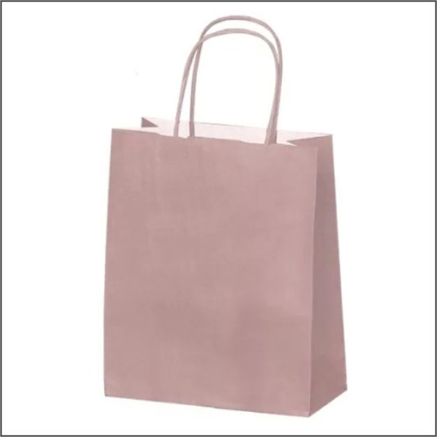 Paper bag - L - Old pink - Pink powder - 100st