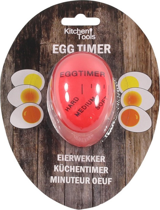 Eieruhr-Ei mit Farbangabe