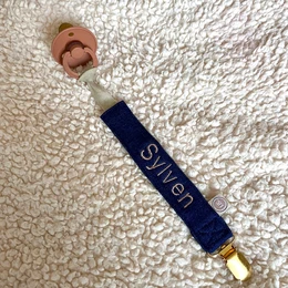 Pacifier cord - denim I