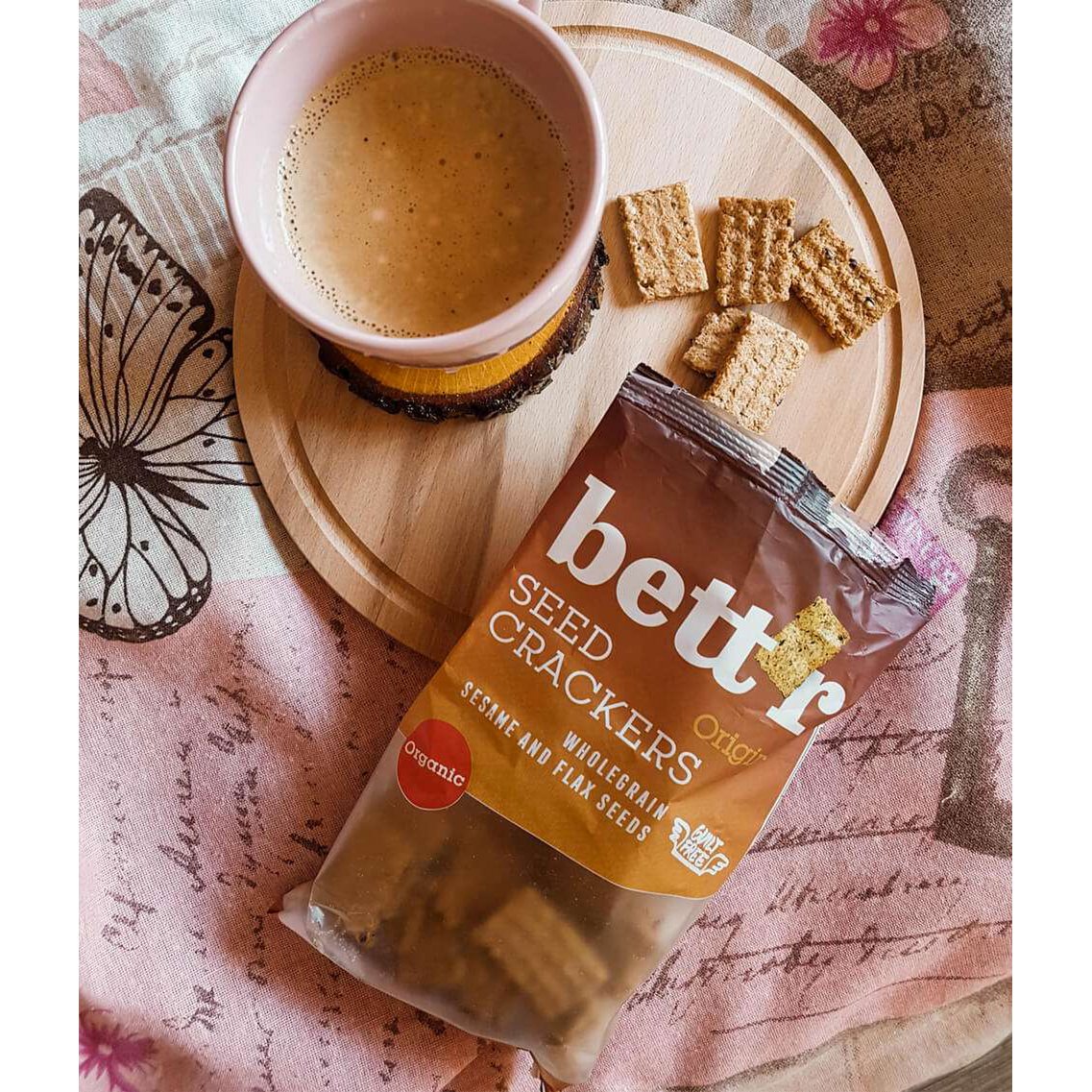 Seed Crackers Wholegrain, organic, Bett'r, 150g