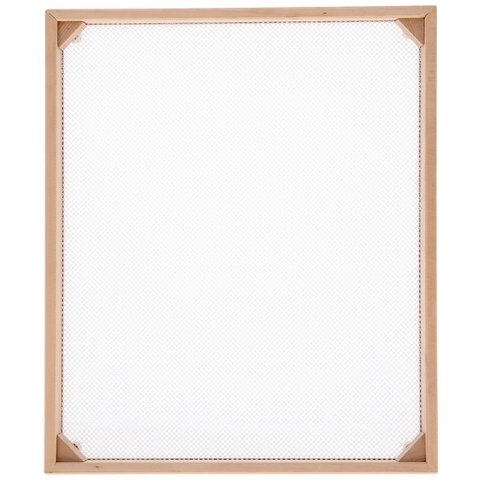 Rectangular Beech Wood Fresh Pasta Drying Tray. Measurements 40x50 cm. (Large mesh)