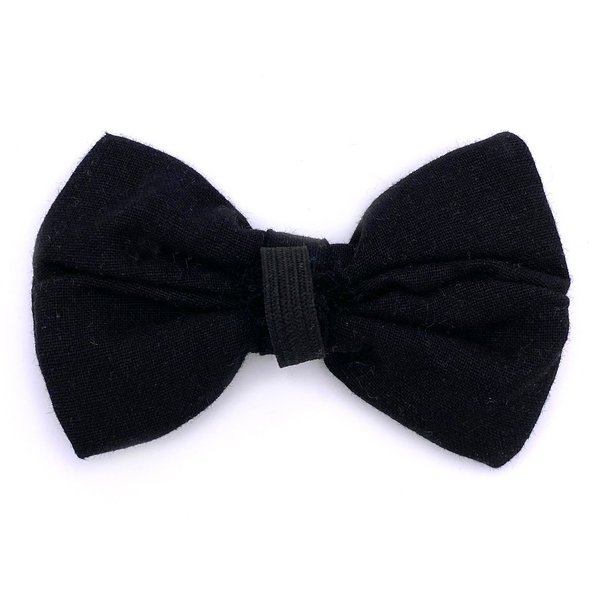 Noeud papillon uni noir