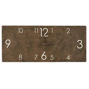 Wall clock, Large wooden wall clock