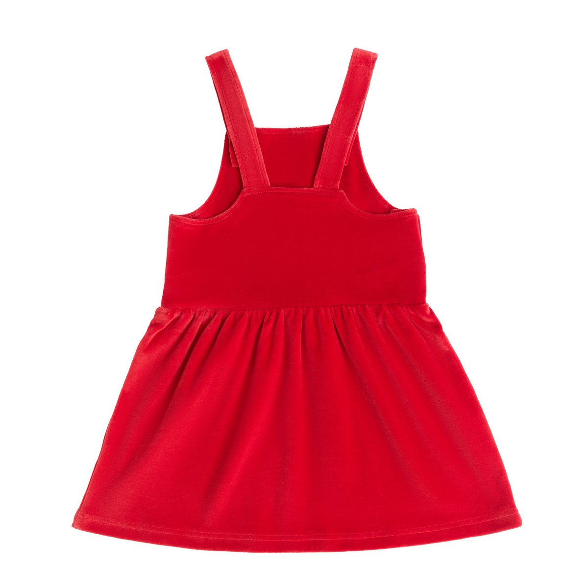 2625 ZR | Children sleek nickykleid - brick red