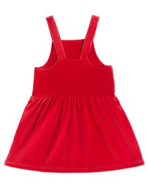 2625 ZR | Children sleek nickykleid - brick red