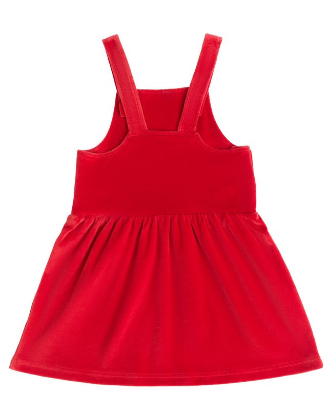 2625 ZR | Children sleek nickykleid - brick red