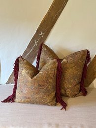 Coussin décoratif fait main Abby 50x50