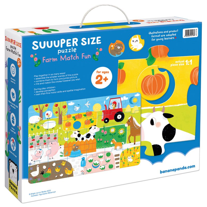 Supergroßer Puzzle-Farm-Match-Spaß