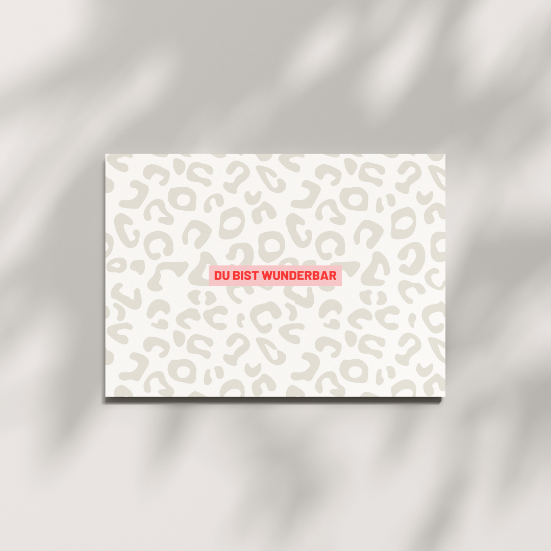 Postcard - you are wonderful