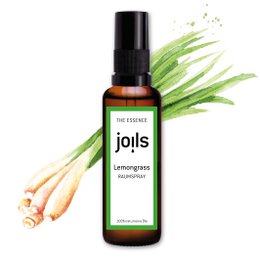 Lemongrass-scented room spray in a 50ml bottle. Made with natural ingredients.