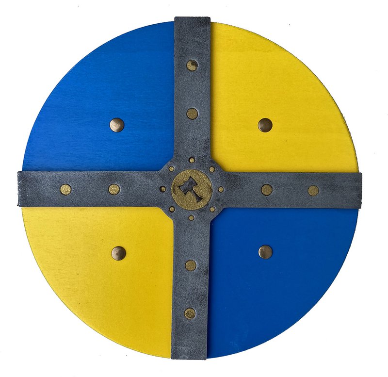 Shield Histrik Viking L Yellow-Blue Thor - ST754