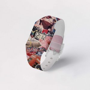 Girls Just Want to Have Fun Pappwatch / Paperlike Watch / Digital wristwatch made of Tyvek®