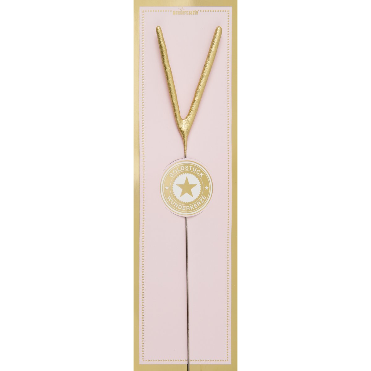 V gold Goldstück pink Wondercandle® classic