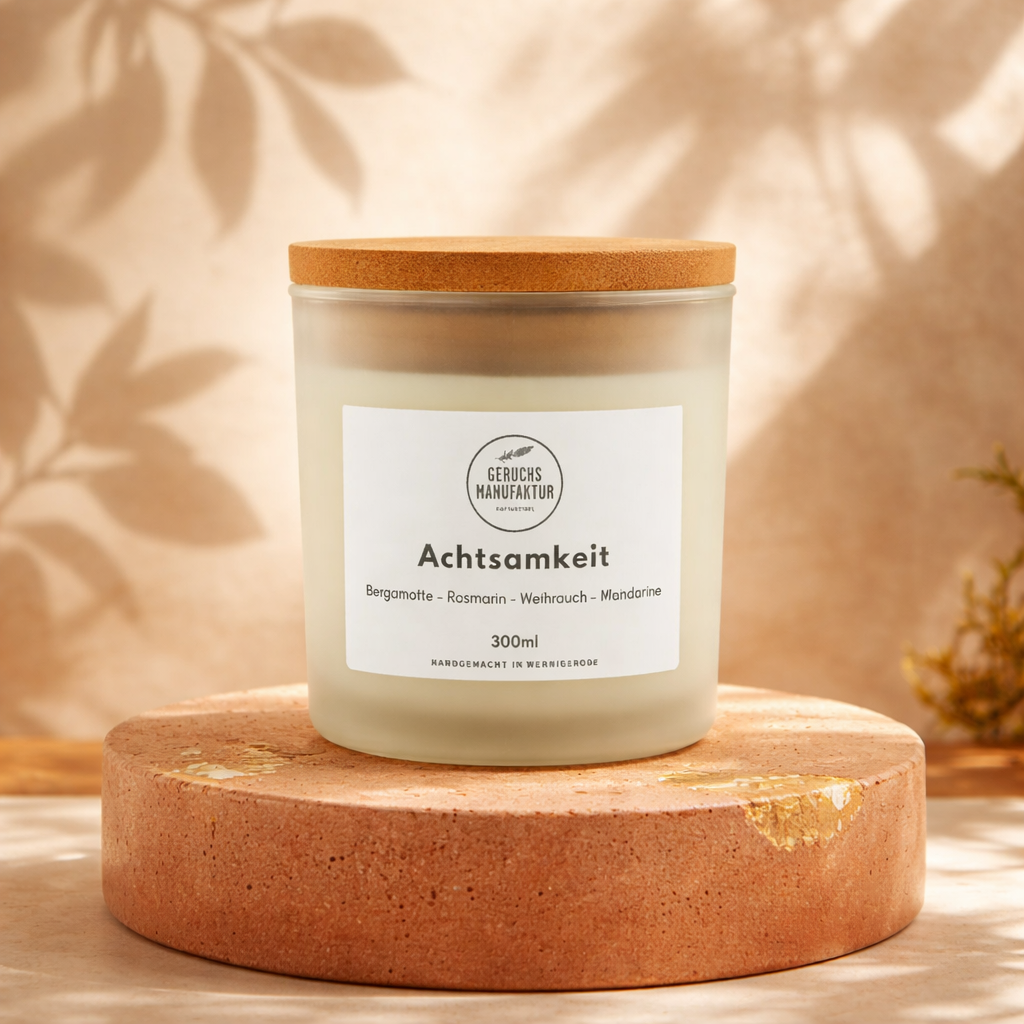 Aromatherapy candle "mindfulness"-concentration and focus