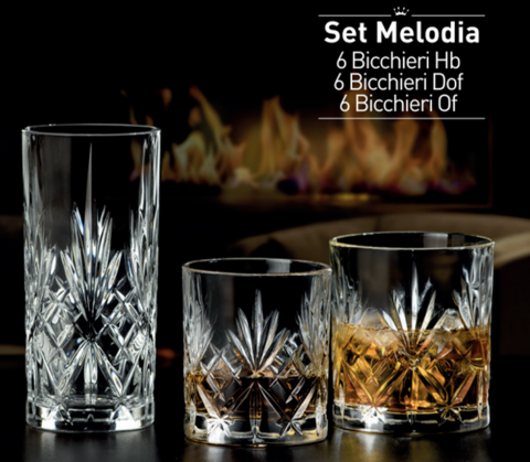 MELODIA 18 DLG TUMBLER SET