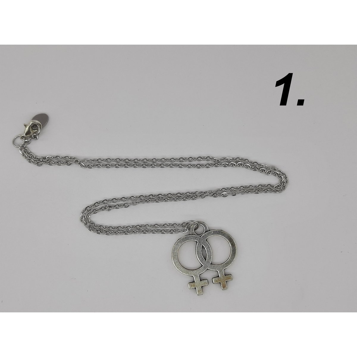 %231198 Halskettenset mit lesbischem Stolz