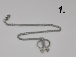 #1198 lesbische pride kettingen set 