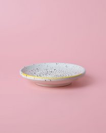 Ceramic Plate SMALL Food Grater / Cinnamon