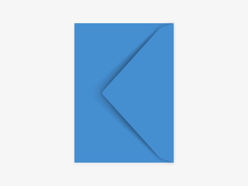 Umschlag / Sky Blue