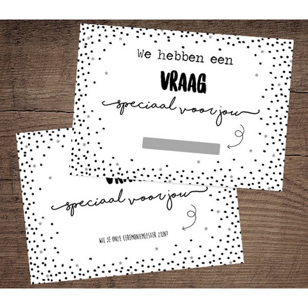 Scratch Cards 'Master of Ceremonies'