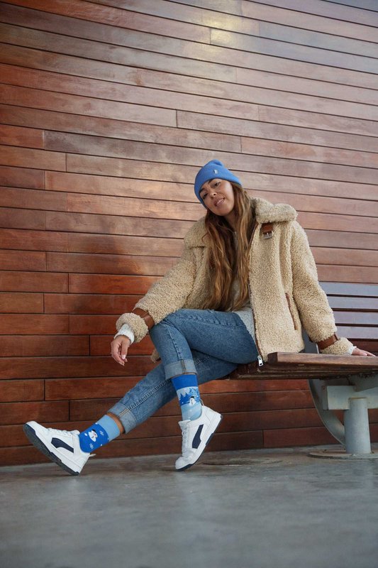 Calcetines de muñeco de nieve | Calcetines de invierno: calcetines casuales que no coinciden