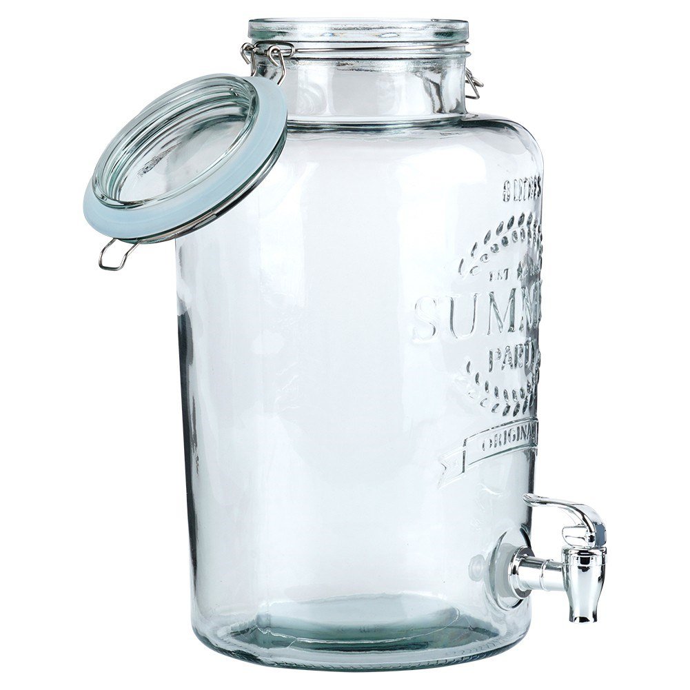 Dispenser with Tap Glass 8 l