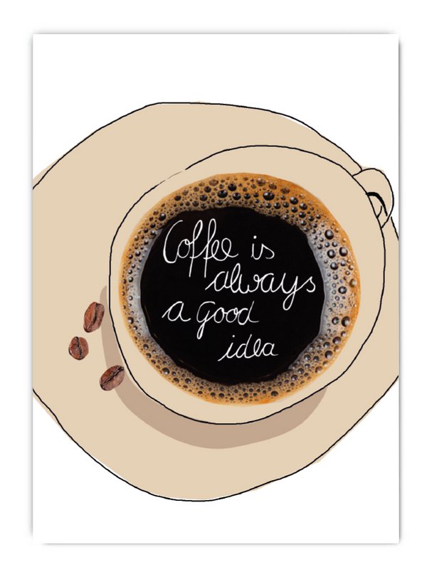 Koffie is altijd een goed idee