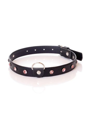 Boysoftoys - 33-00120 - Fetish Boss Series Collar - 2 cm - Pink Crystal