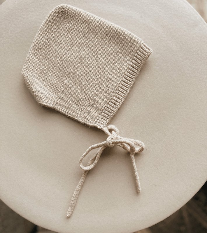 Merino baby motorhjelm sand