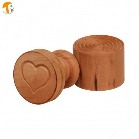 Heart-shaped Stamp for Making Ligurian Corzetti Pasta