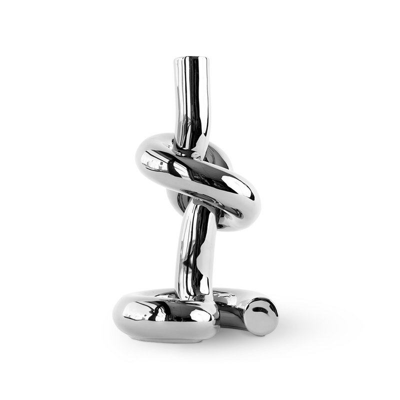 KNOTTED CANDLEHOLDER