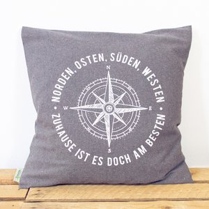 Cushion cover "At home ..."