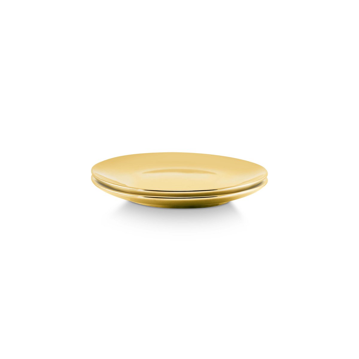 Set/2 Plates Gold 20cm