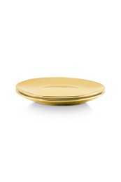 Set/2 Plates Gold 20cm