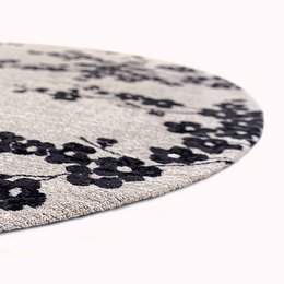 Eco Rug - Night Snow - Tæppe sort