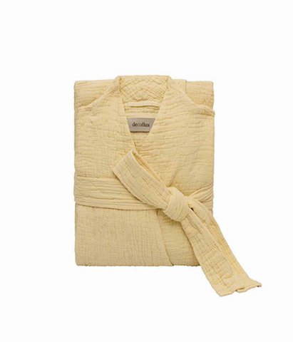 Cotton bathrobe Orion Transperent Yellow