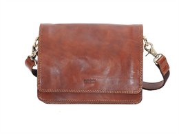 Flapbag Handtasche klein Brandy
